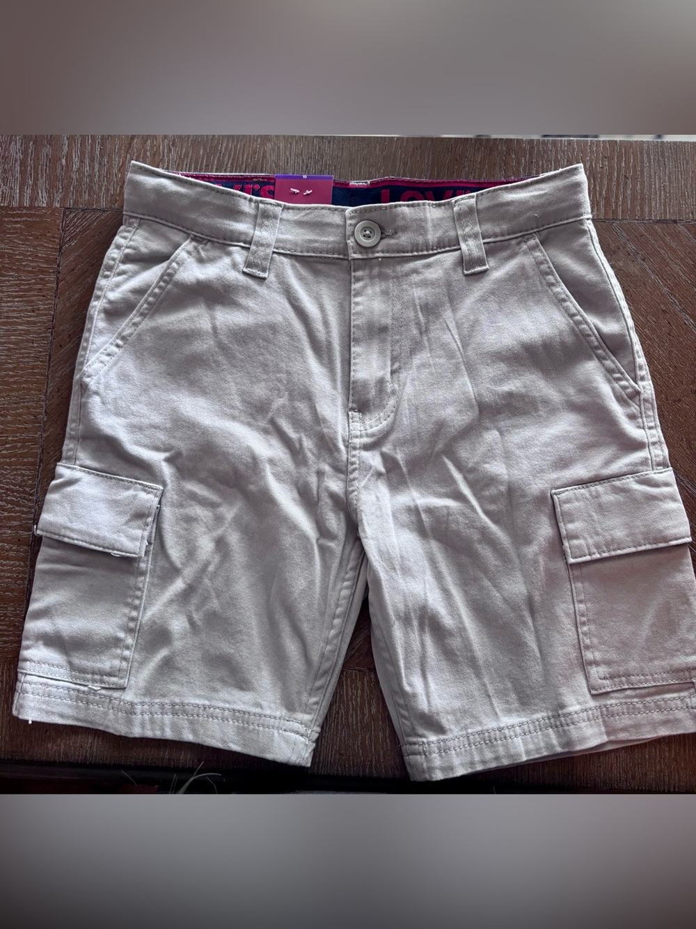 Levi's Kids Cargo Shorts in Light Gray